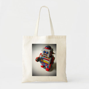 Bolsa Tote Sacola retro do robô