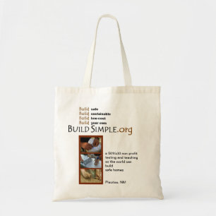 Bolsa Tote Sacola simples da construção