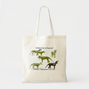 Bolsa Tote Sacola tasmaniana do Thylacine do tigre