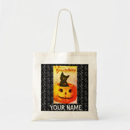 BOLSA TOTE SACOLA TOTE DE HALLOWEEN PERSONALIZÁVEL PARA CRIAN