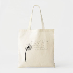 Bolsa Tote Sacola Tote Orçamento Inspiração Dandelion