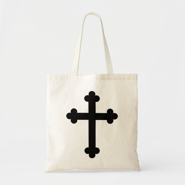 Bolsa Tote Sacola transversal cristã da glória santamente (Frente)