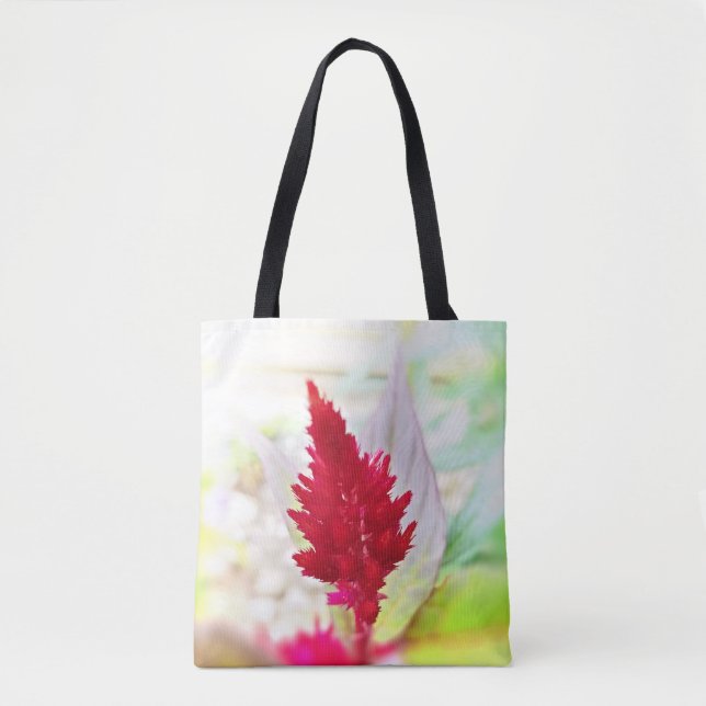 Bolsa Tote Sacola vermelha do Celosia (Frente)