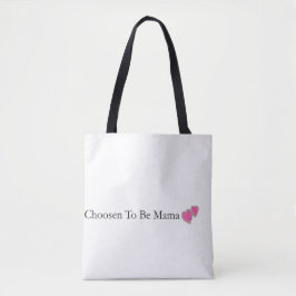 Bolsa Tote Sacolão Cristão Escolhida Para Ser Mamãe