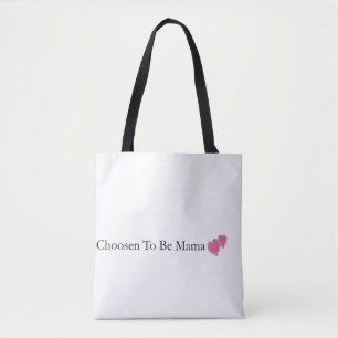 Bolsa Tote Sacolão Cristão Escolhida Para Ser Mamãe