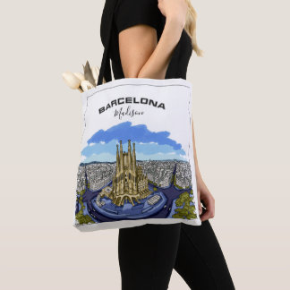 Bolsa Tote Sacolas conhecidas feitas sob encomenda da