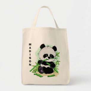 Bolsa Tote Sacolas conhecidas feitas sob encomenda da panda