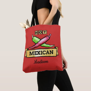 Bolsa Tote Sacolas conhecidas feitas sob encomenda mexicanas