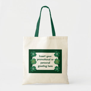 Bolsa Tote Sacolas customizáveis - trevos