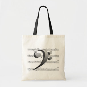 Bolsa Tote Sacolas da música