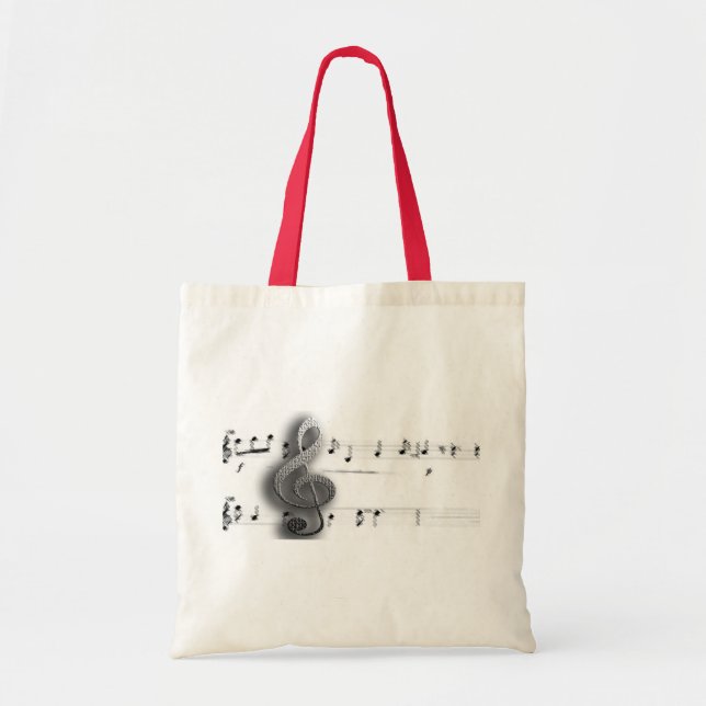 Bolsa Tote Sacolas da música (Frente)