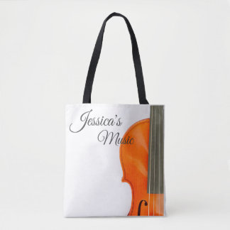 Bolsa Tote Sacolas da música para jogadores do violino