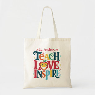 Bolsa Tote Sacolas de Agradecimento para Professores