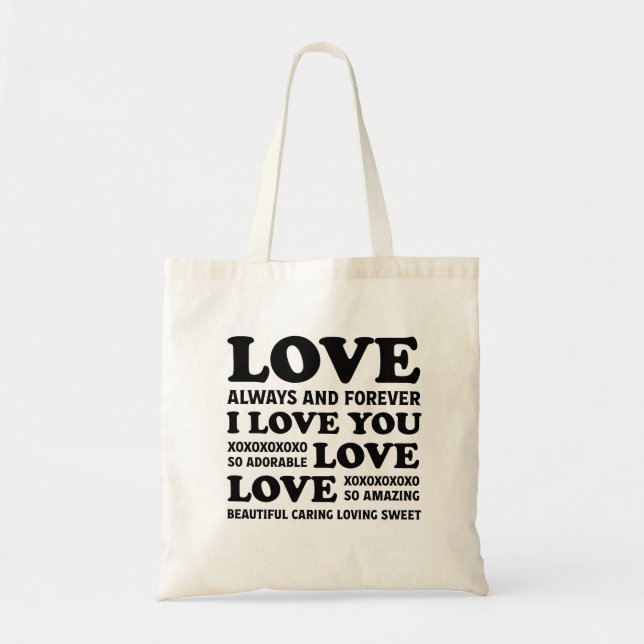 Bolsa Tote Sacolas de Amor (Frente)