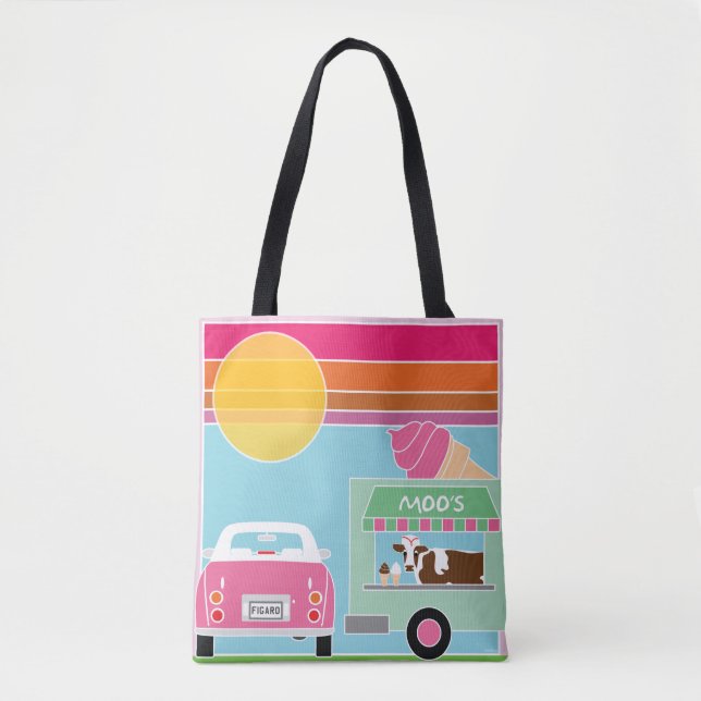 Bolsa Tote Sacolas de Figaro (Frente)