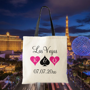 Bolsa Tote Sacolas do casamento do tema de Las Vegas para
