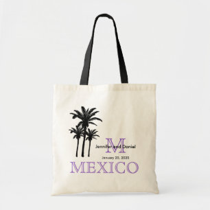 Bolsa Tote Sacolas México do casamento do destino