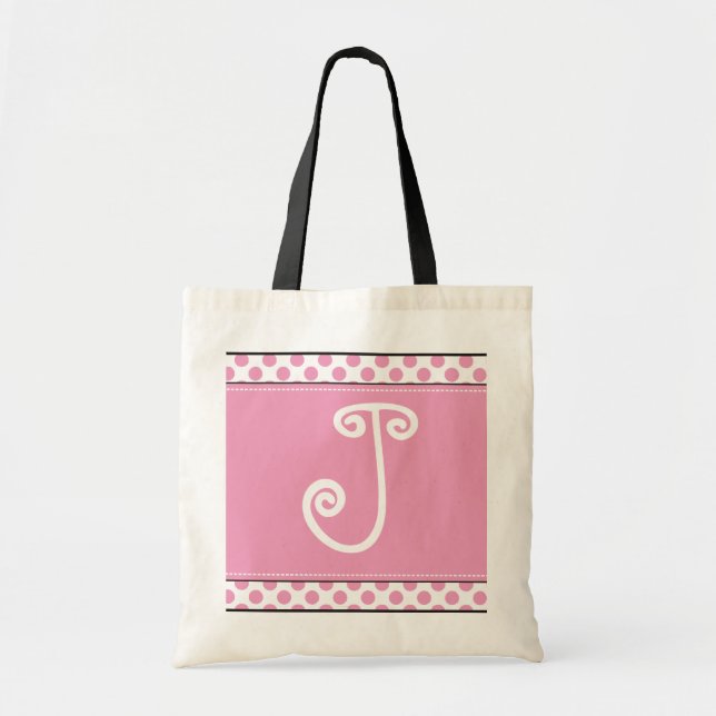 Bolsa Tote Sacolas Monogrammed (Frente)
