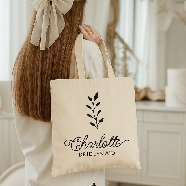 Bolsa Tote Sacolinha de Presente com Nome Personalizado para  (bride tote bag, personalized bride gift, custom name tote, bachelorette party tote,)
