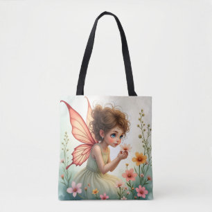 Bolsa Tote Sacolinha de Totem da Pequena Fada do Jardim