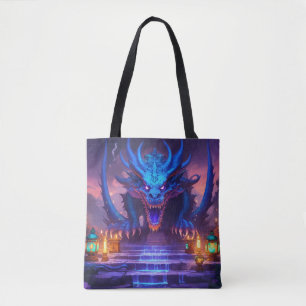 Bolsa Tote sacos de compras de dragões