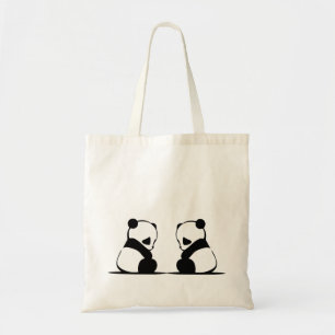 Bolsa Tote Sacos de Design de Tote casal de Panda