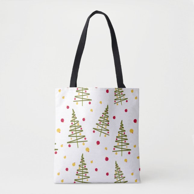 Bolsa Tote Sacos de Presentes de Natal – Festa de Embrulho de (Frente)