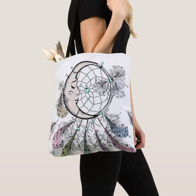 Bolsa Tote Sacos de toalhas de Dreamcatcher (Close Up)