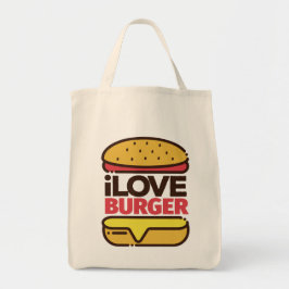 Bolsa Tote Sacos de toques Burger Lover