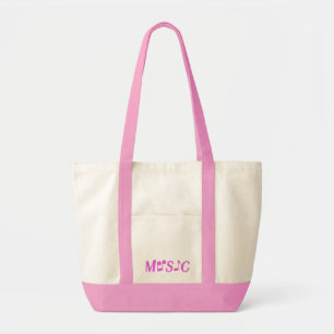 Bolsa Tote Sacos de toques personalizados de MÚSICA