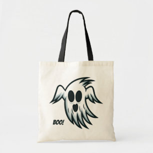 Bolsa Tote Sacos de toques personalizados do Halloween Ghost