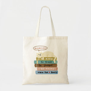 Bolsa Tote Sacos de Tota de Gato Dormindo
