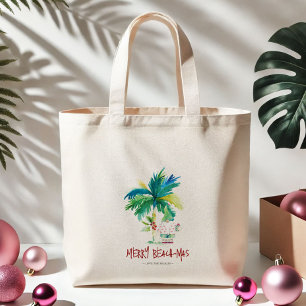 Bolsa Tote Sacos de Tota de Natal Tropicais