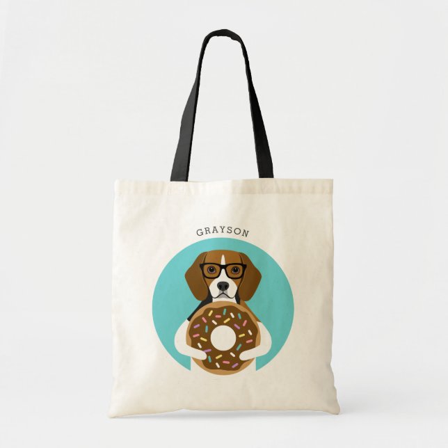 Bolsa Tote Sacos de Tote Beagle (Frente)