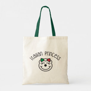 Bolsa Tote Sacos de Tote da Princesa Italiana - Urso Bonito D