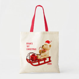 Bolsa Tote Sacos de Tote de 1rua de Urso de Natal