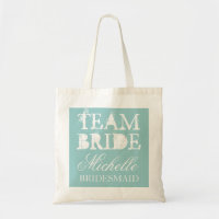 Sacos de tote de casamento da equipe Vintage | Azu