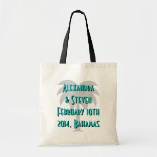 Bolsa Tote Sacos de tote de casamento de destino palmeira d