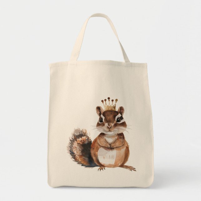 Bolsa Tote Sacos de Tote de Chipmunk (Frente)