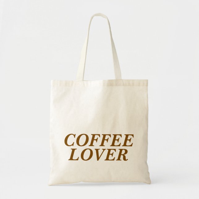 Bolsa Tote Sacos de Tote de Lover de Café Moderno com Na moda (Frente)