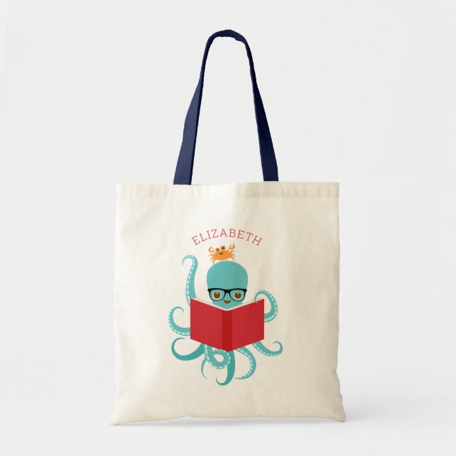 Bolsa Tote Sacos de Tote de Octopus (Frente)