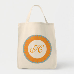 Bolsa Tote Sacos de tote, monograma, girassol, Bridesmaid, H