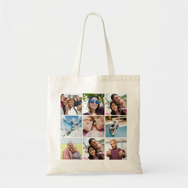 Bolsa Tote Sacos de tote personalizados das suas Fotografias (Frente)