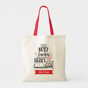 Bolsa Tote Sacos de Tote Personalizados do Professor (Ensino