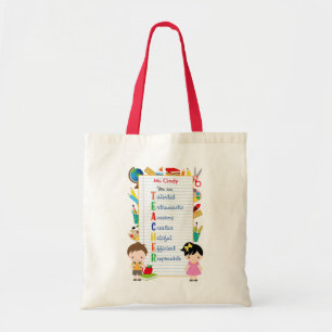 Bolsa Tote Sacos de Tote Personalizados do Professor (Escrit