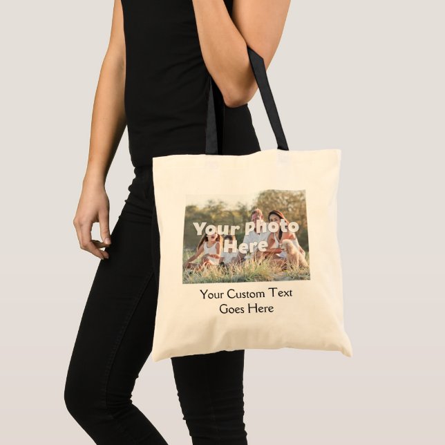 Bolsa Tote Sacos Personalizados de Tote de Foto Personalizado (Frente (produto))