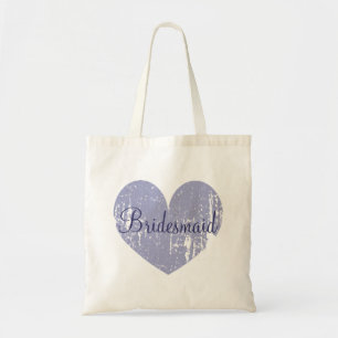 Bolsa Tote Sacos tote personalizados de coração de lavanda pa