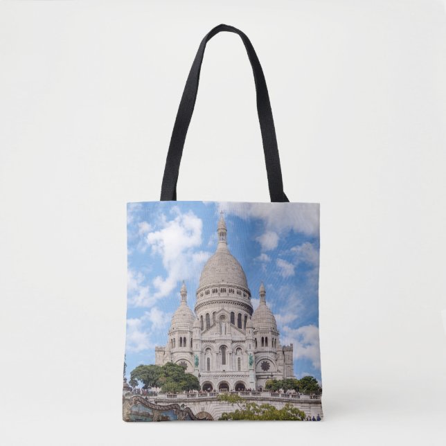 Bolsa Tote Sacre Coeur em Montmartre hill - Paris, França (Frente)