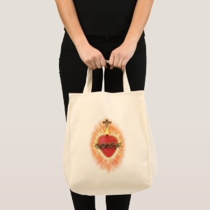 Bolsa Tote Sacred Heart of Jesus Tote Bag