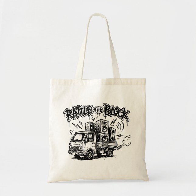Bolsa Tote Sacuda O Bloco (Frente)